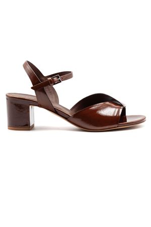 Sandalo in pelle marrone DEL CARLO | 12120VETROCAFFE